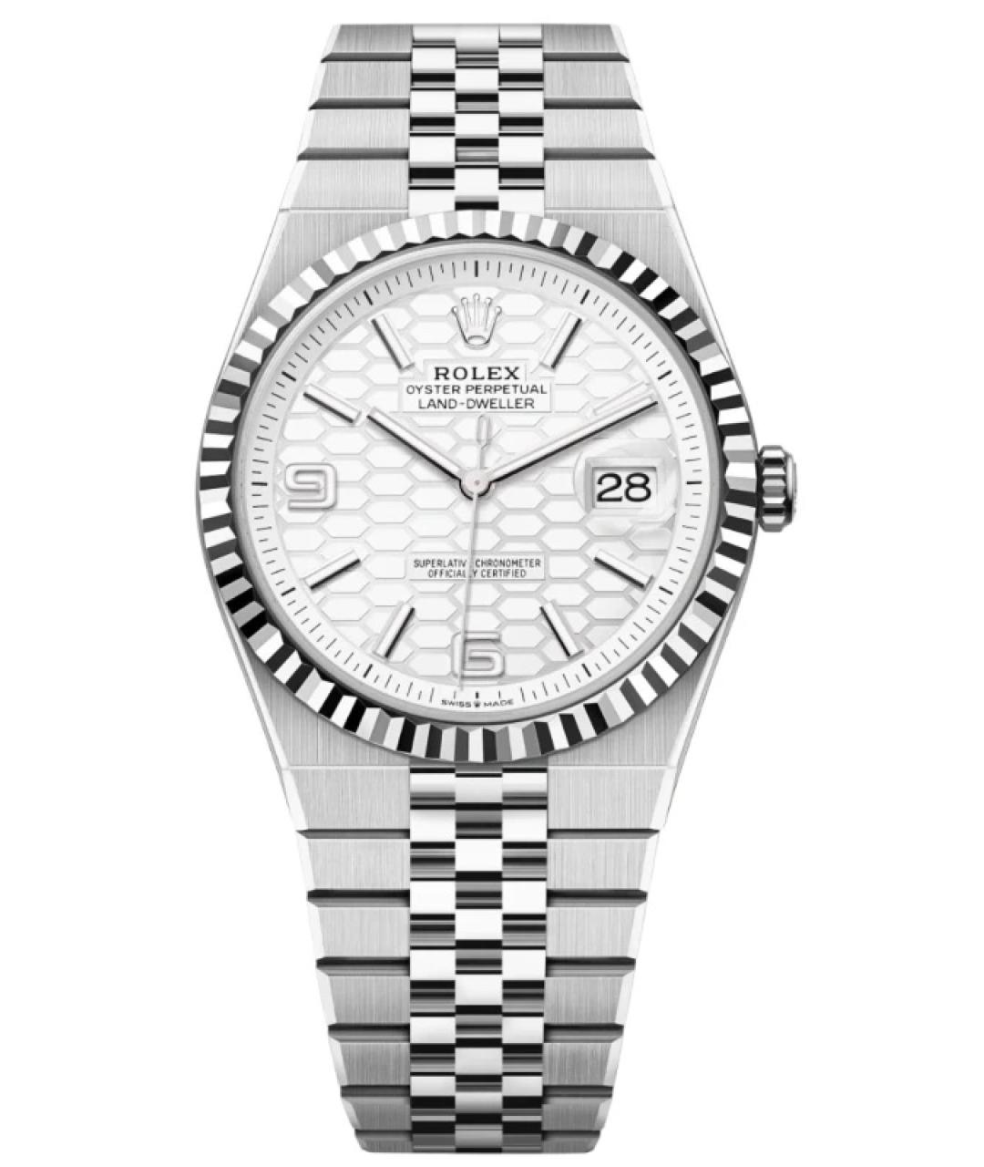 ROLEX Часы из белого золота, фото 1