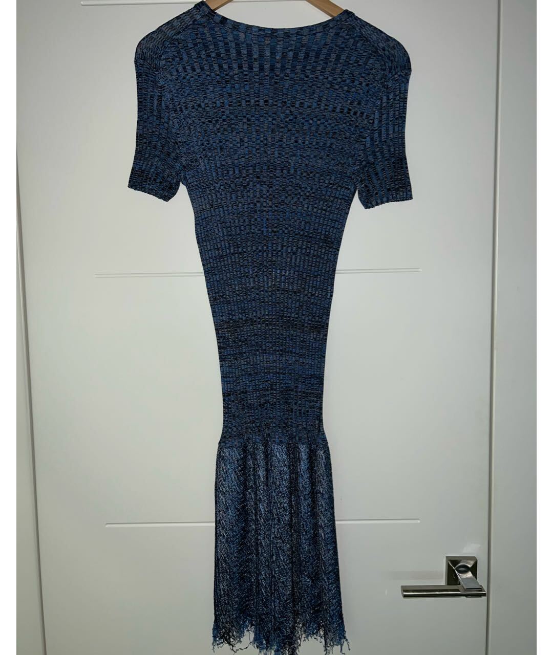 CHRISTIAN DIOR Синее коктейльное платье, фото 2