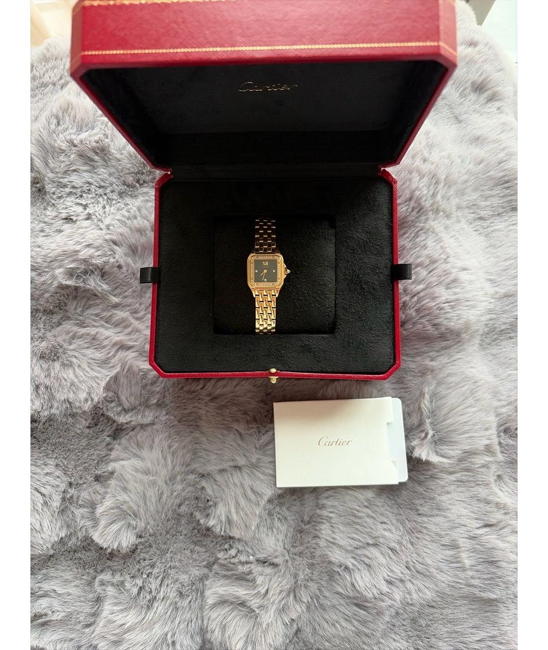 CARTIER Часы из желтого золота, фото 4