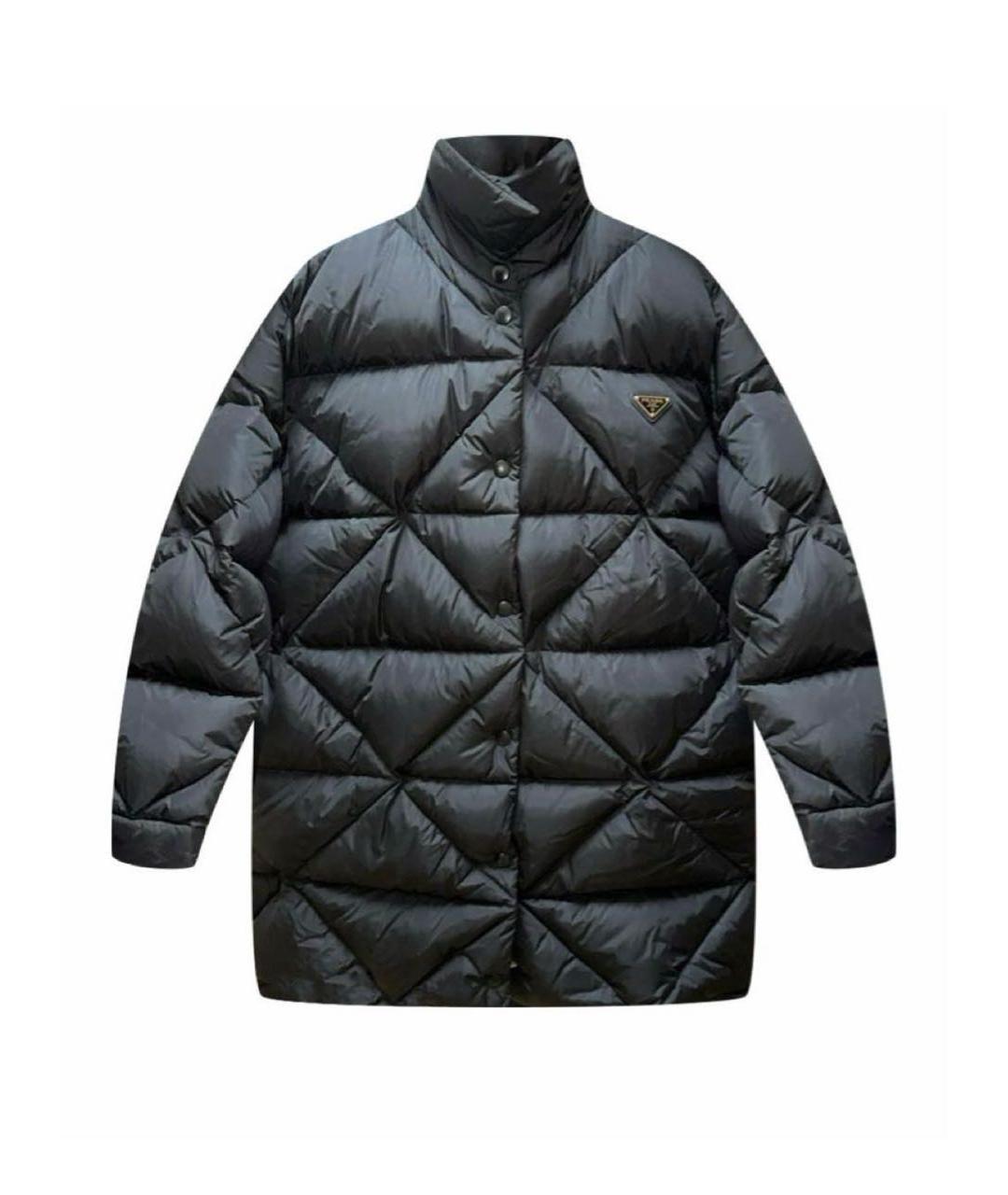 PRADA Черный пуховик, фото 2