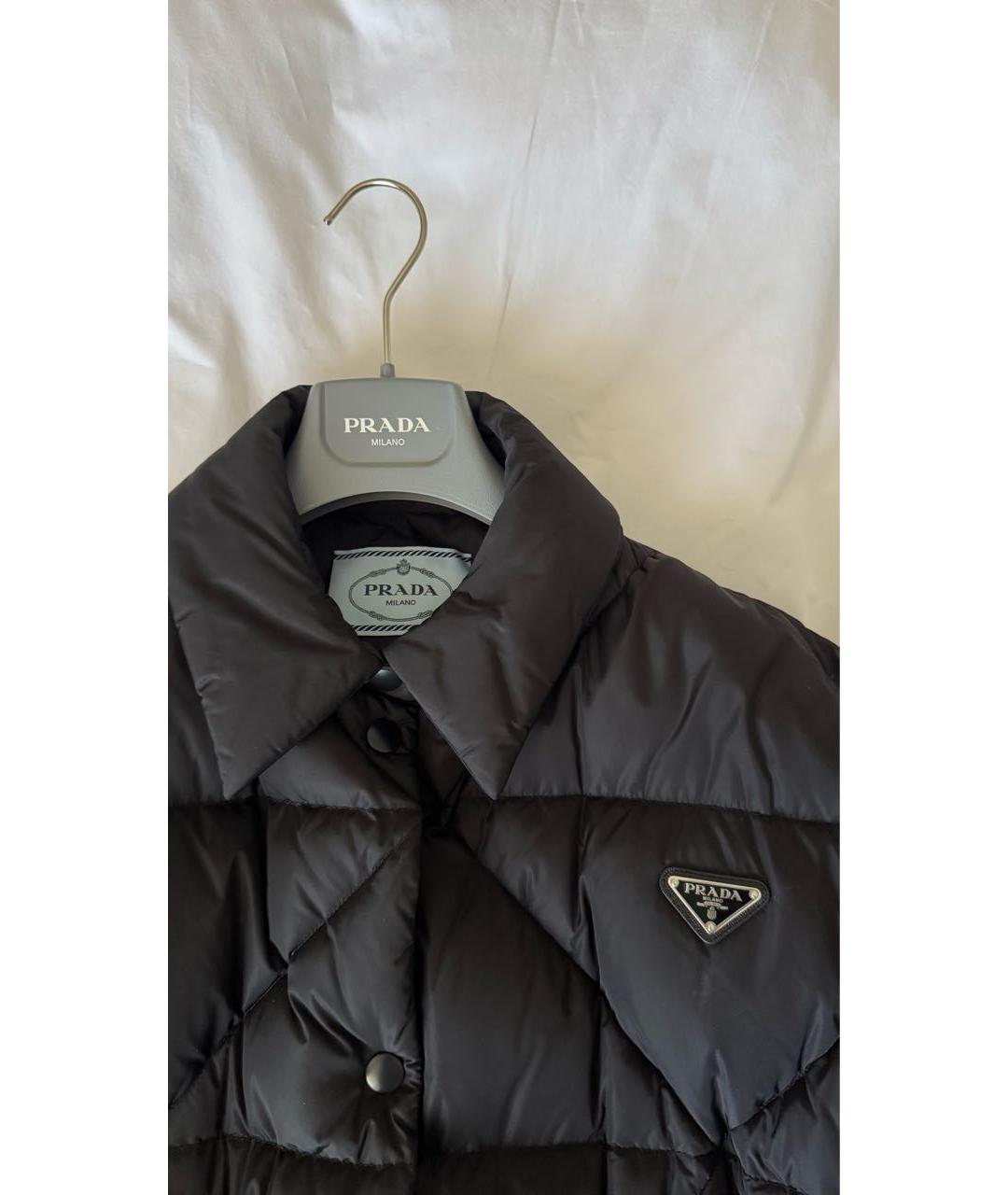 PRADA Черный пуховик, фото 4