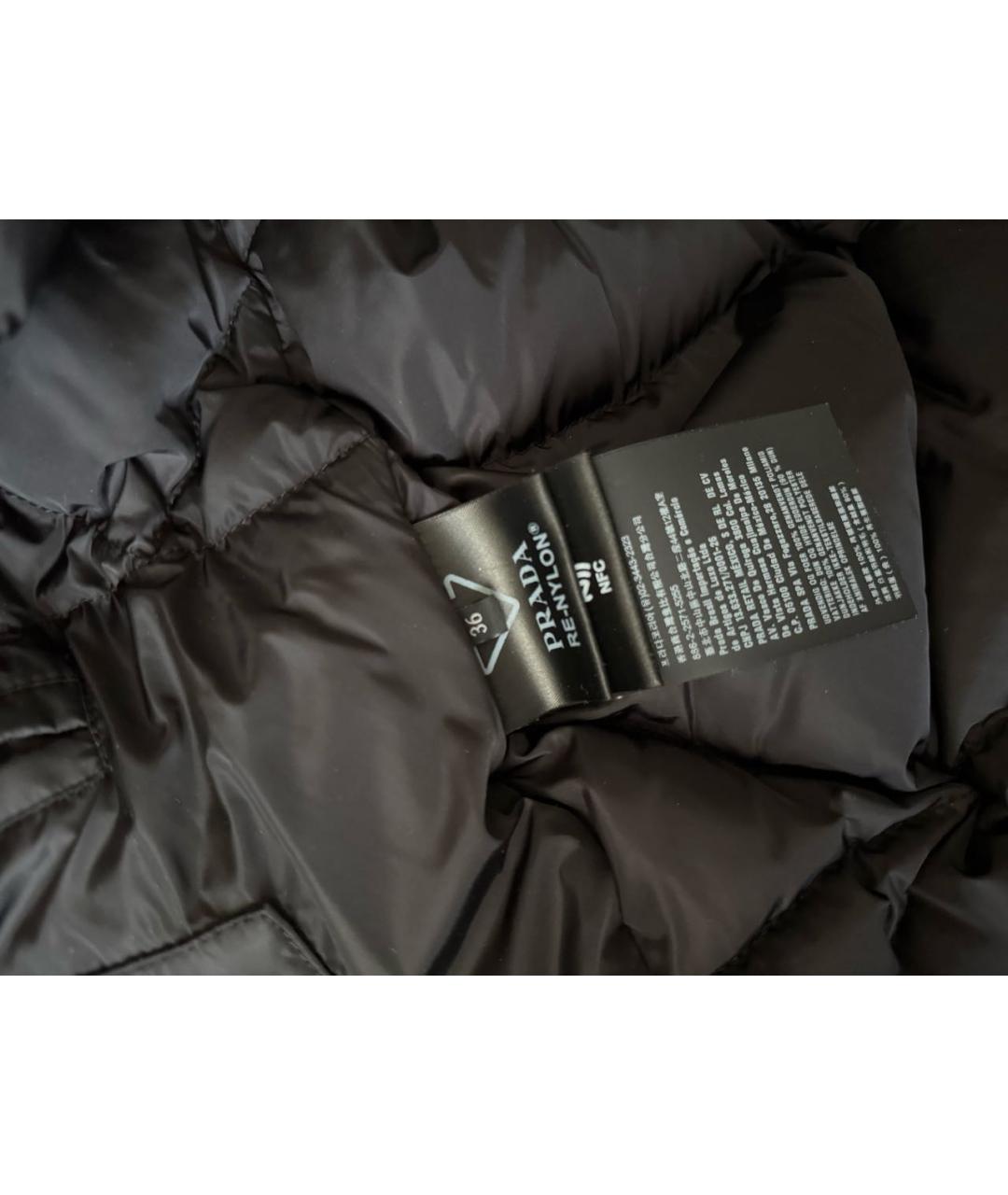 PRADA Черный пуховик, фото 5