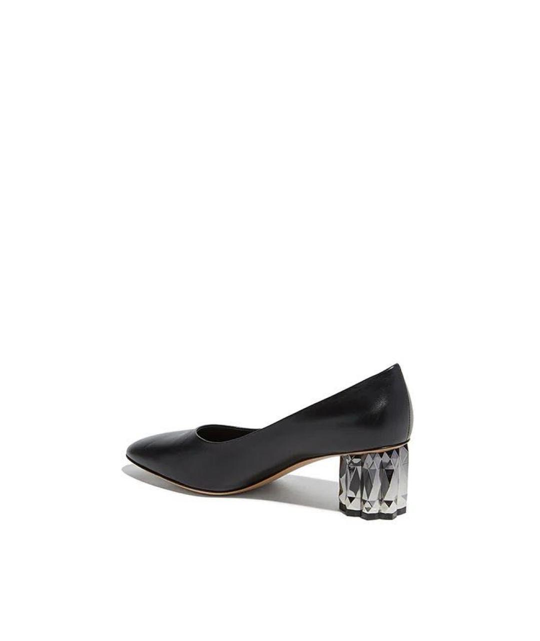 FERRAGAMO Черные кожаные туфли, фото 2