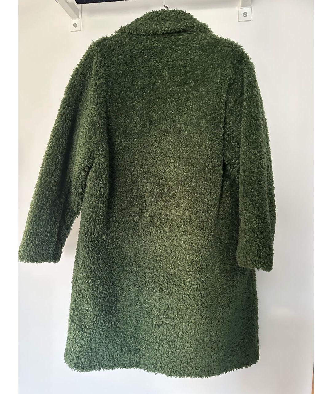 HUGO Зеленые полиэстеровое пальто, фото 2