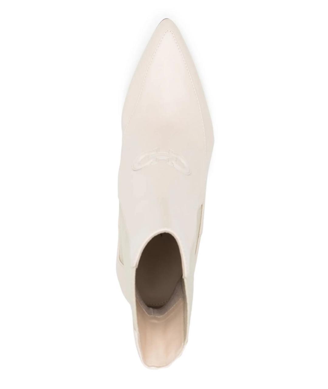 FERRAGAMO Белые ботильоны, фото 5