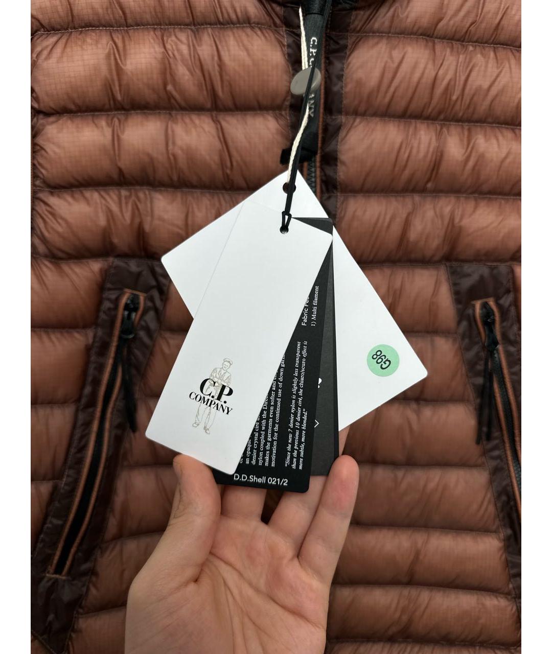 CP COMPANY Бордовый полиэстеровый жилет, фото 4