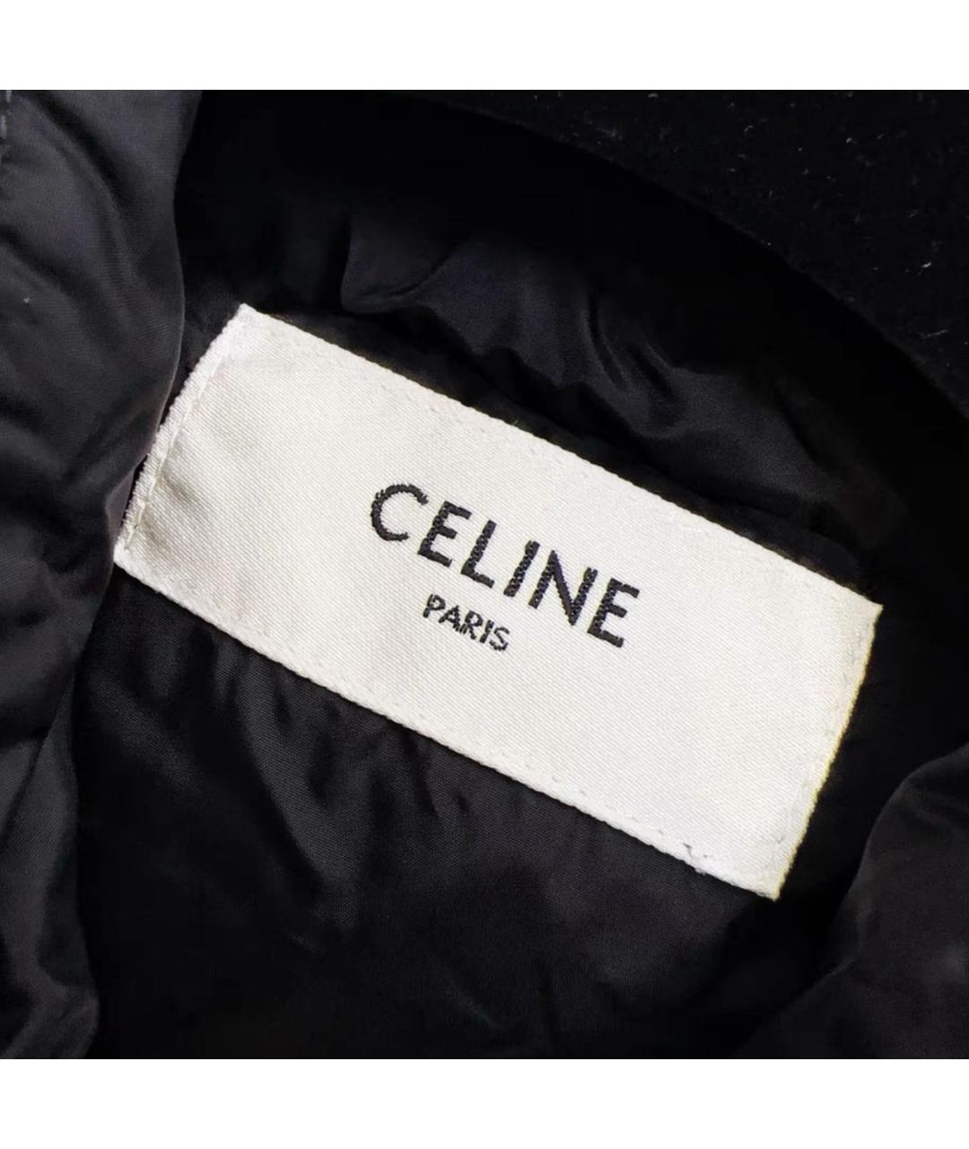 CELINE Черный пуховик, фото 4