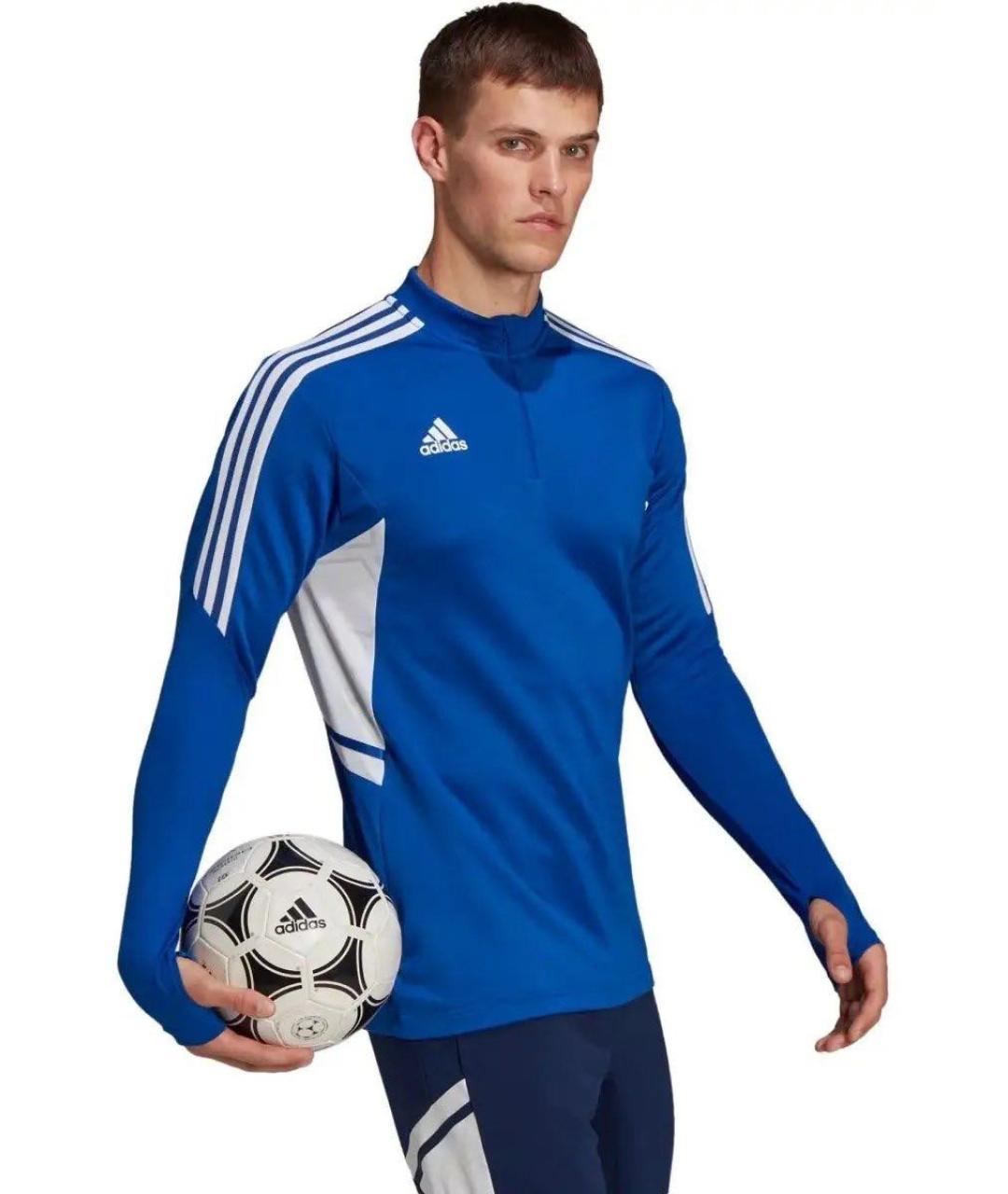 ADIDAS Синий полиэстеровый спортивный костюм, фото 2