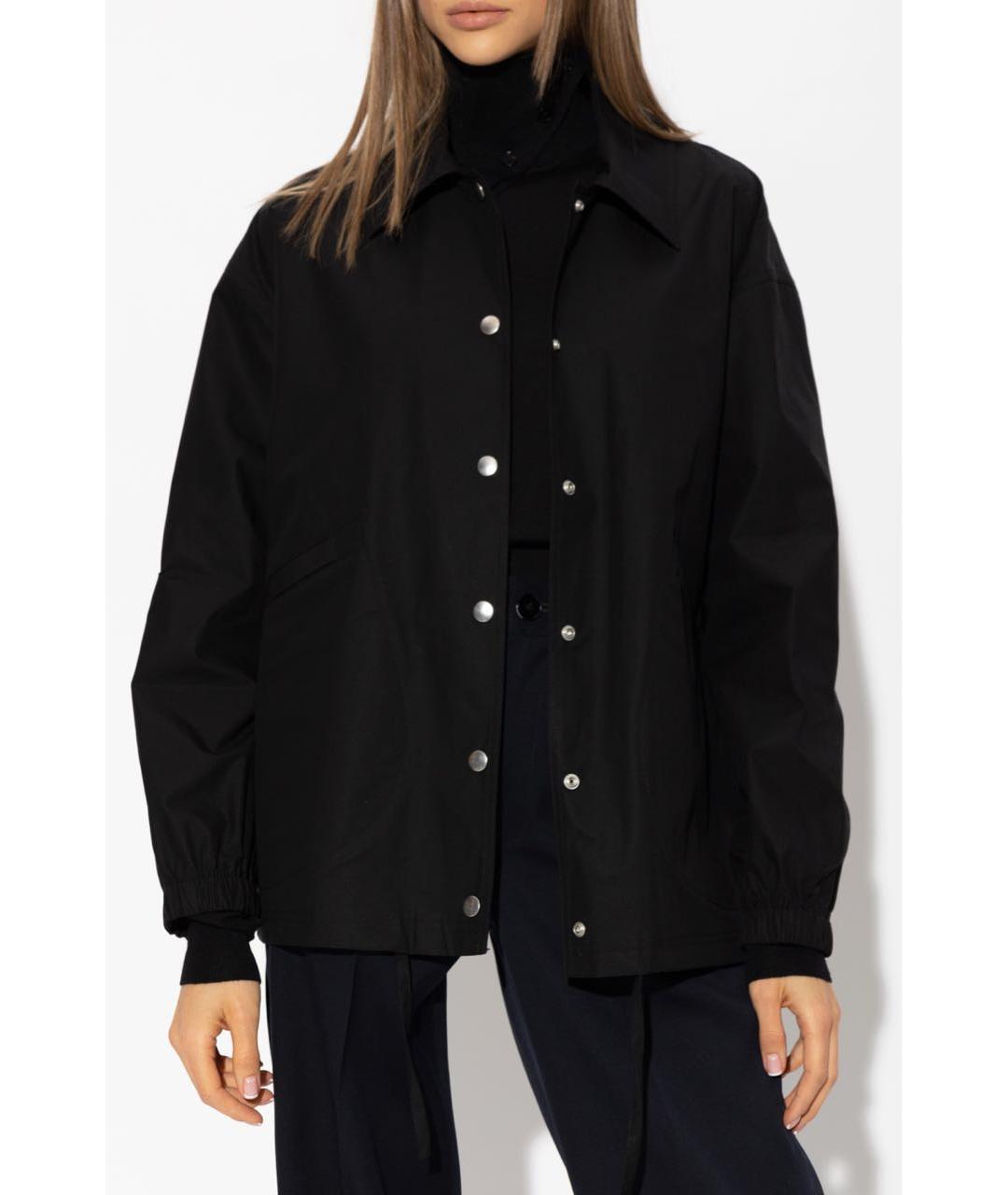 JIL SANDER Черная хлопковая куртка, фото 3