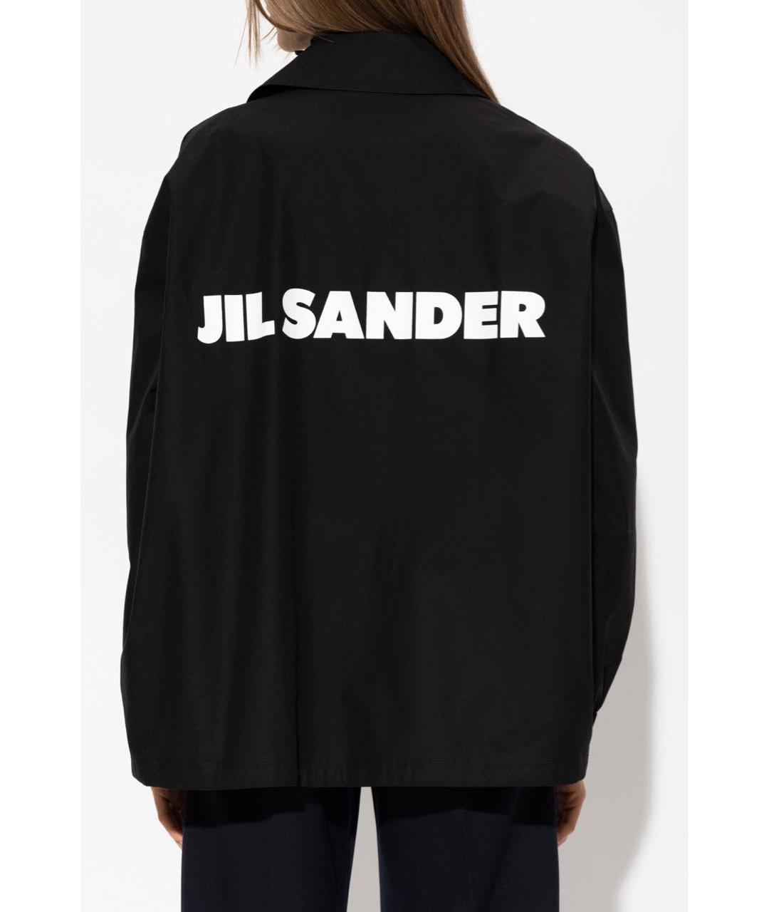 JIL SANDER Черная хлопковая куртка, фото 4