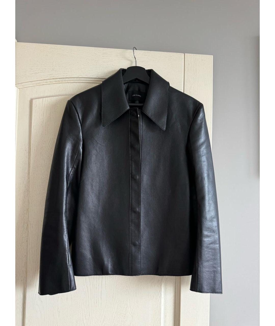 LOW CLASSIC Черная кожаная куртка, фото 9