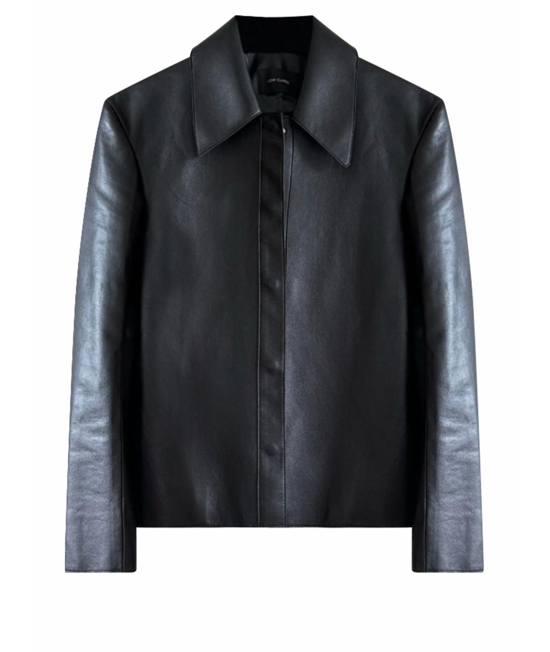 LOW CLASSIC Черная кожаная куртка, фото 1