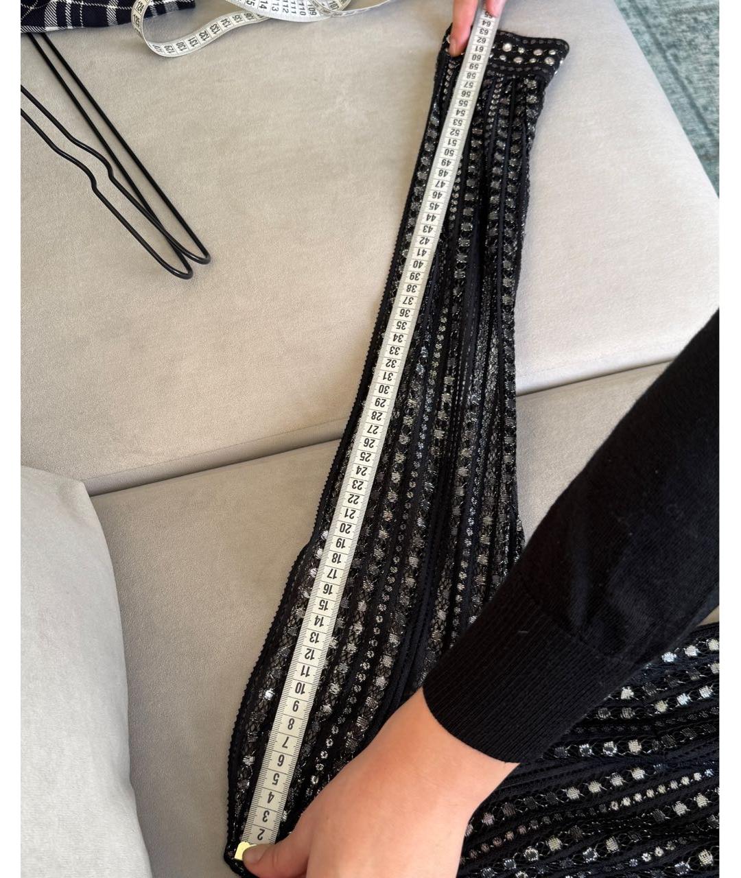 MICHAEL MICHAEL KORS Черное полиэстеровое платье, фото 8