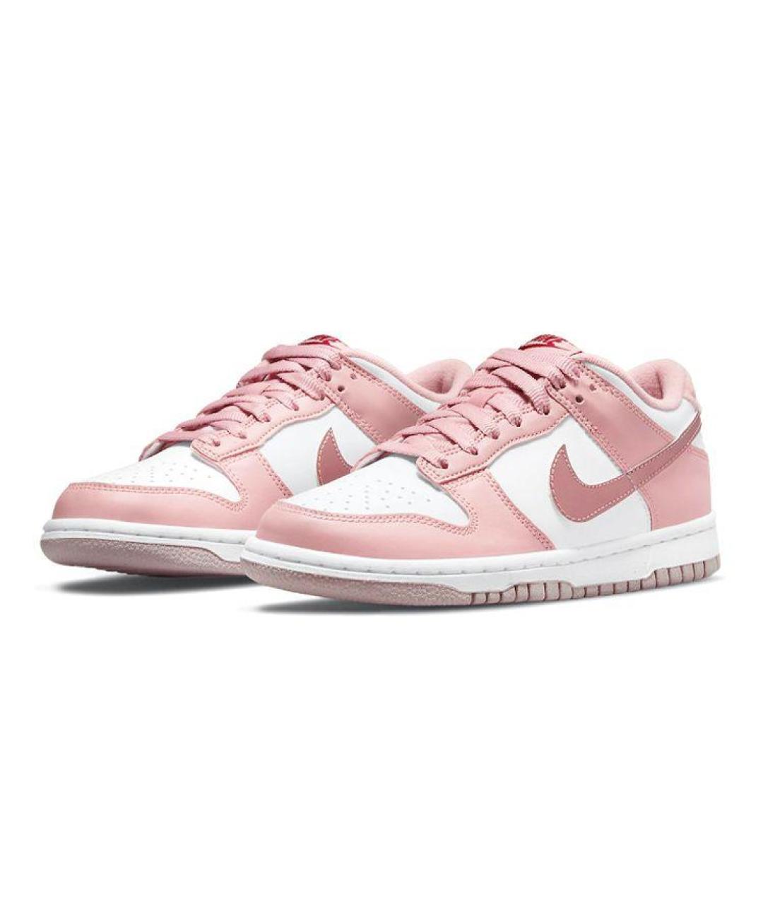 NIKE Розовые кожаные кроссовки, фото 6