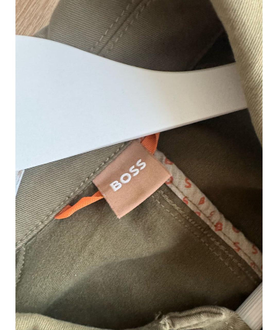 HUGO BOSS Хаки деним куртка, фото 5