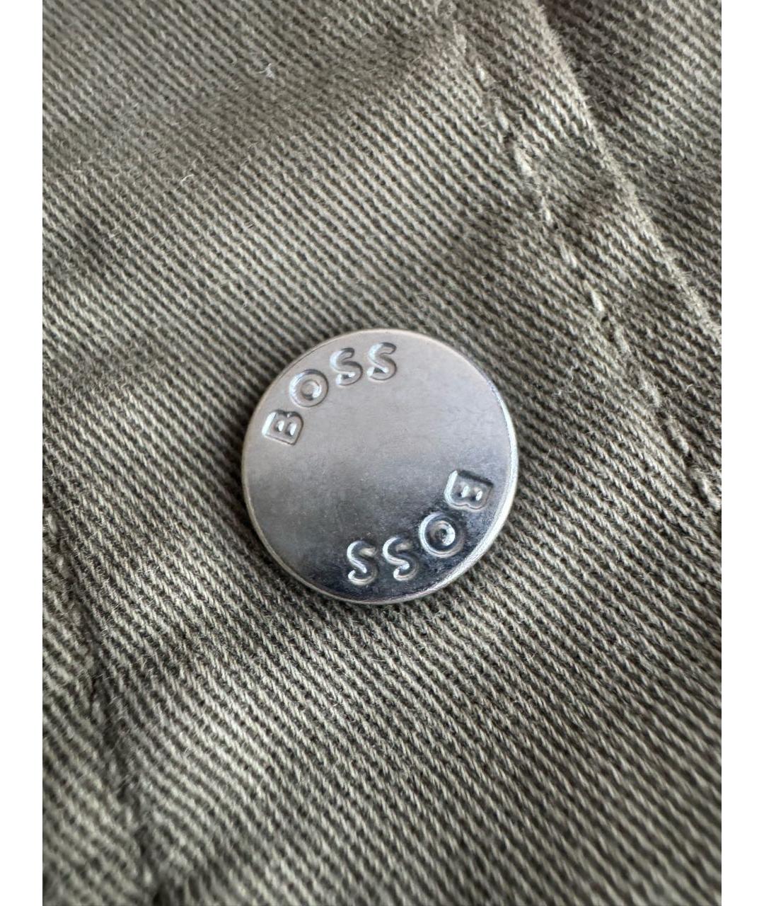 HUGO BOSS Хаки деним куртка, фото 6