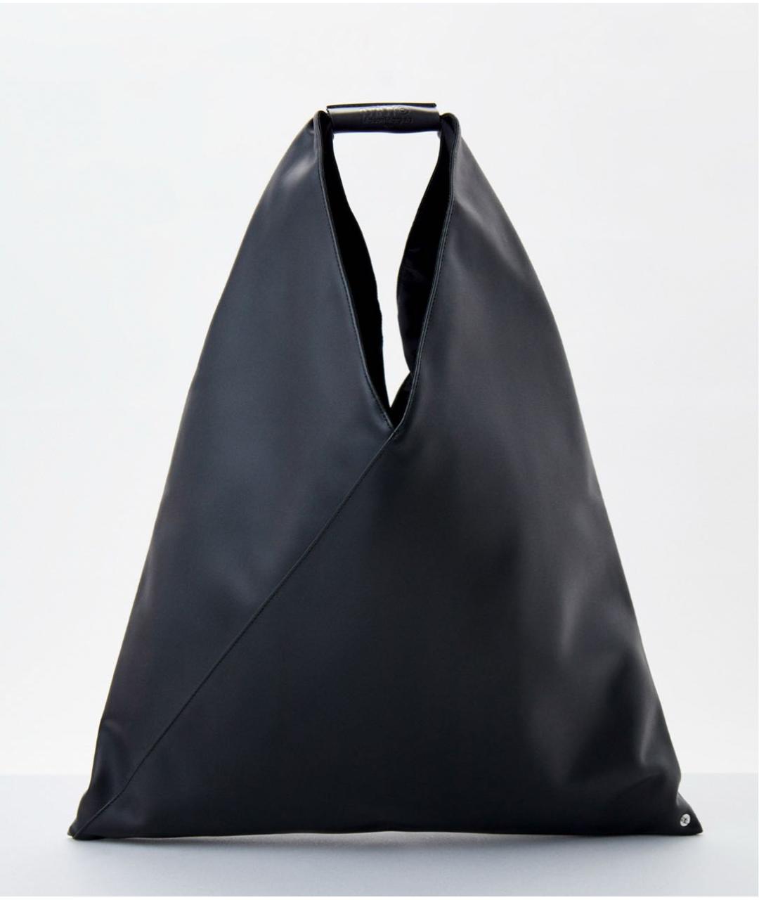 MM6 MAISON MARGIELA Черная сумка через плечо из искусственной кожи, фото 6