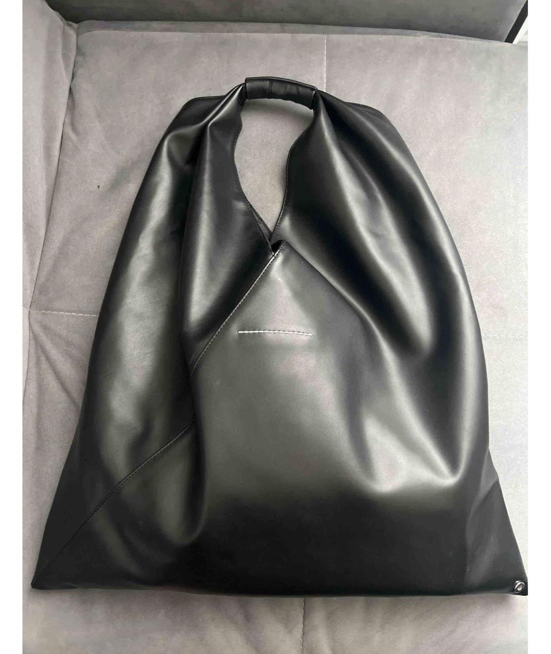 MM6 MAISON MARGIELA Черная сумка через плечо из искусственной кожи, фото 2