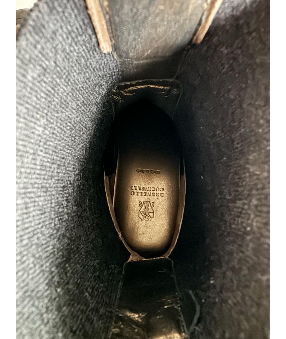 BRUNELLO CUCINELLI Коричневые замшевые полусапоги, фото 5