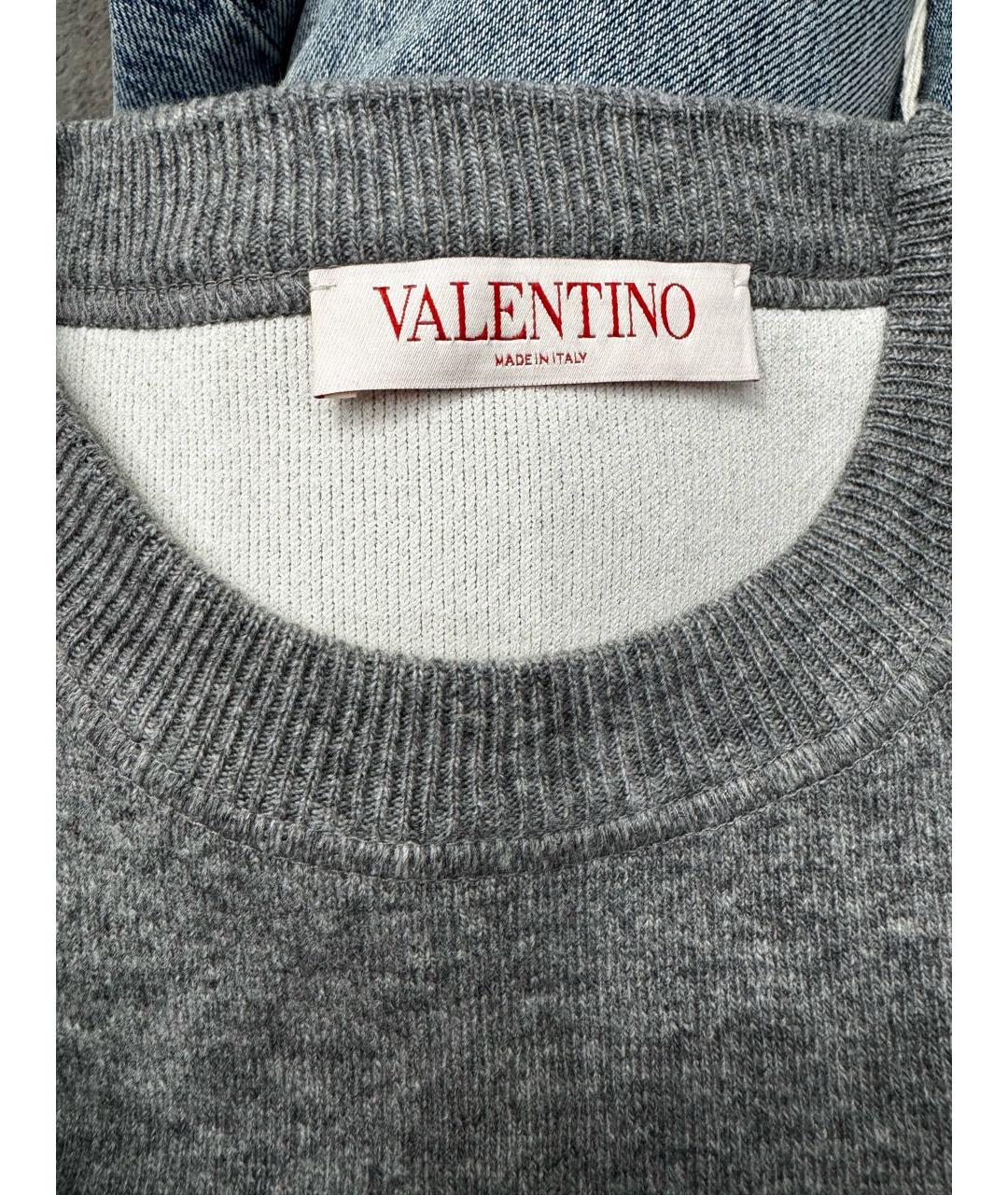 VALENTINO Серый джемпер / свитер, фото 4