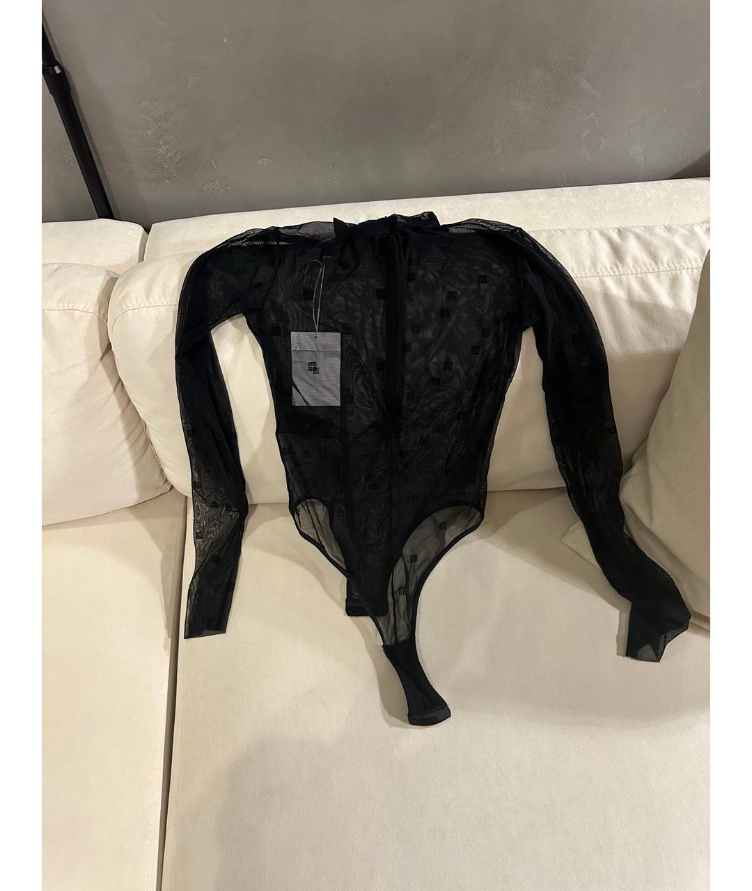 GIVENCHY Черное полиамидовое боди, фото 2