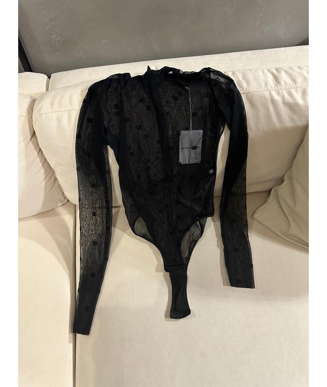 GIVENCHY Черное полиамидовое боди, фото 6
