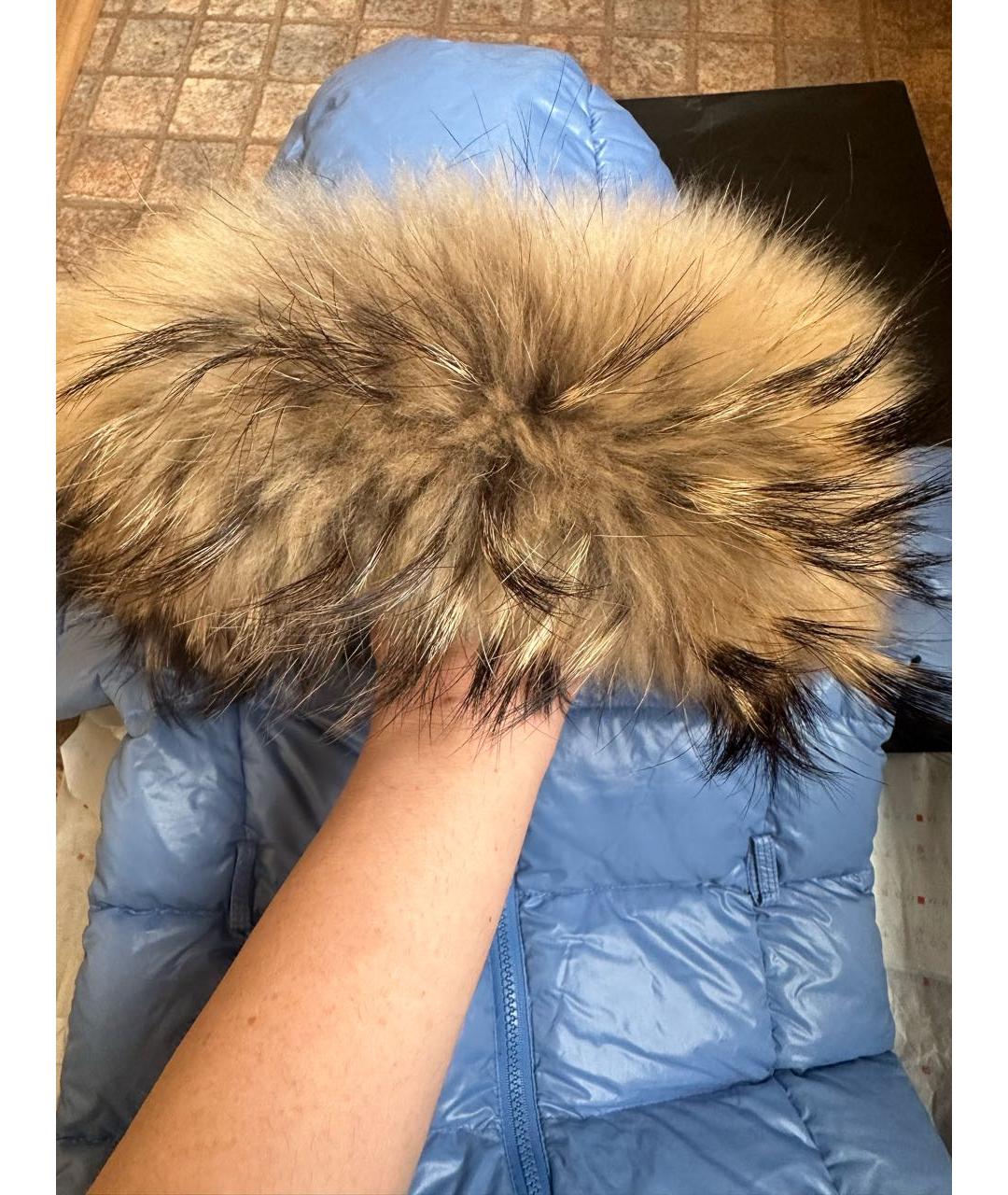 MONCLER KIDS Голубой комбинезон, фото 4