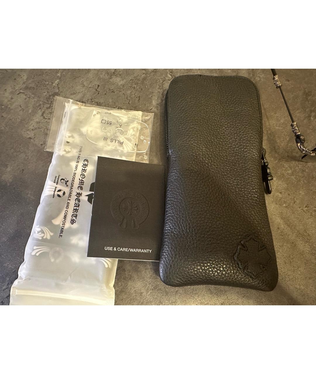 CHROME HEARTS Черные пластиковые солнцезащитные очки, фото 5