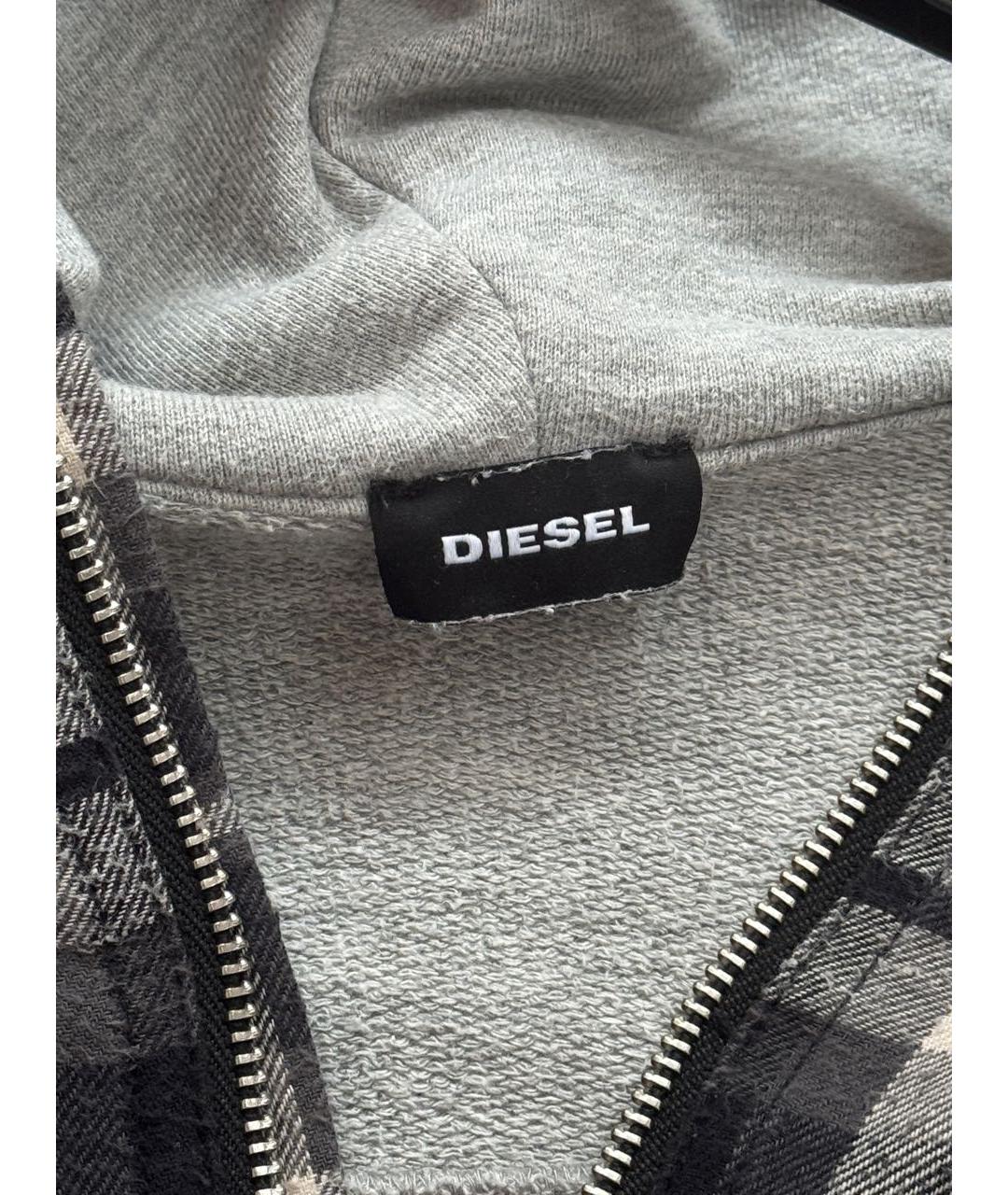 DIESEL Серая хлопковая детская рубашка, фото 5