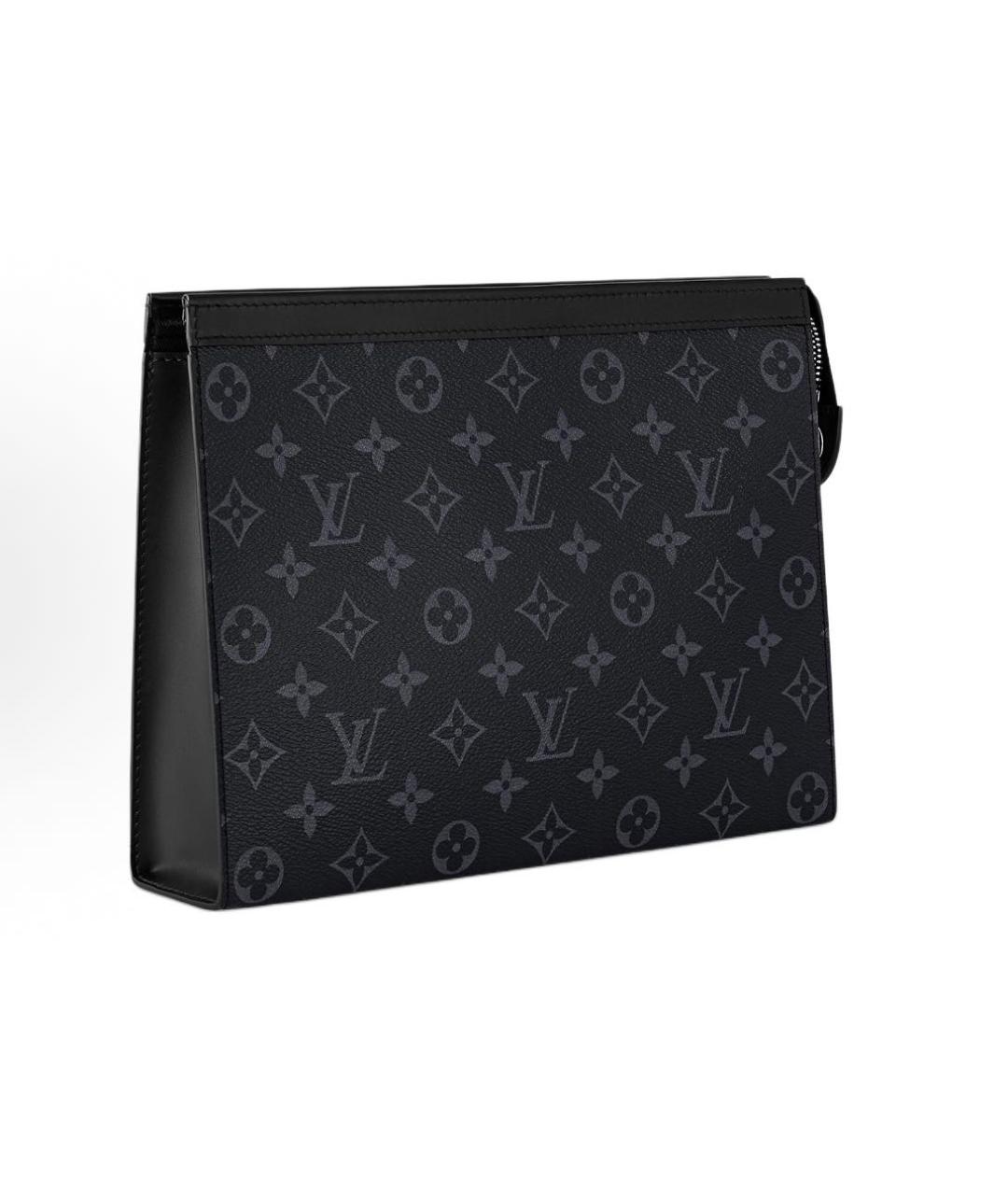 LOUIS VUITTON Антрацитовая папка для документов, фото 2