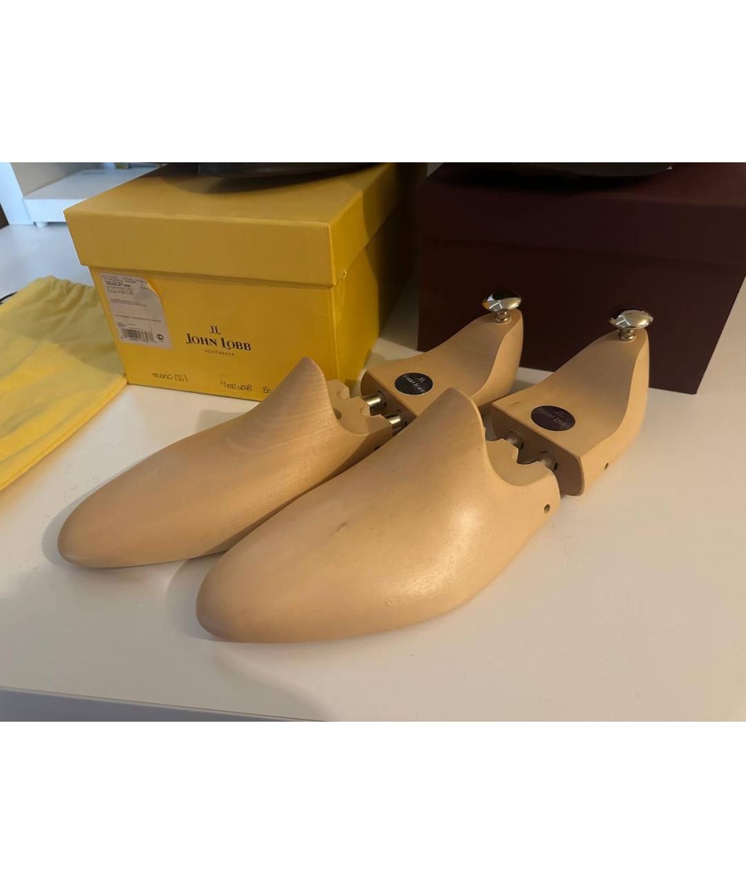 JOHN LOBB Коричневые кожаные туфли, фото 7