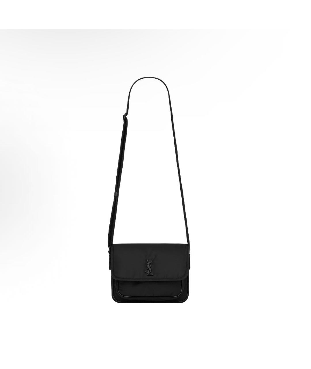 SAINT LAURENT Черная сумка на плечо, фото 2