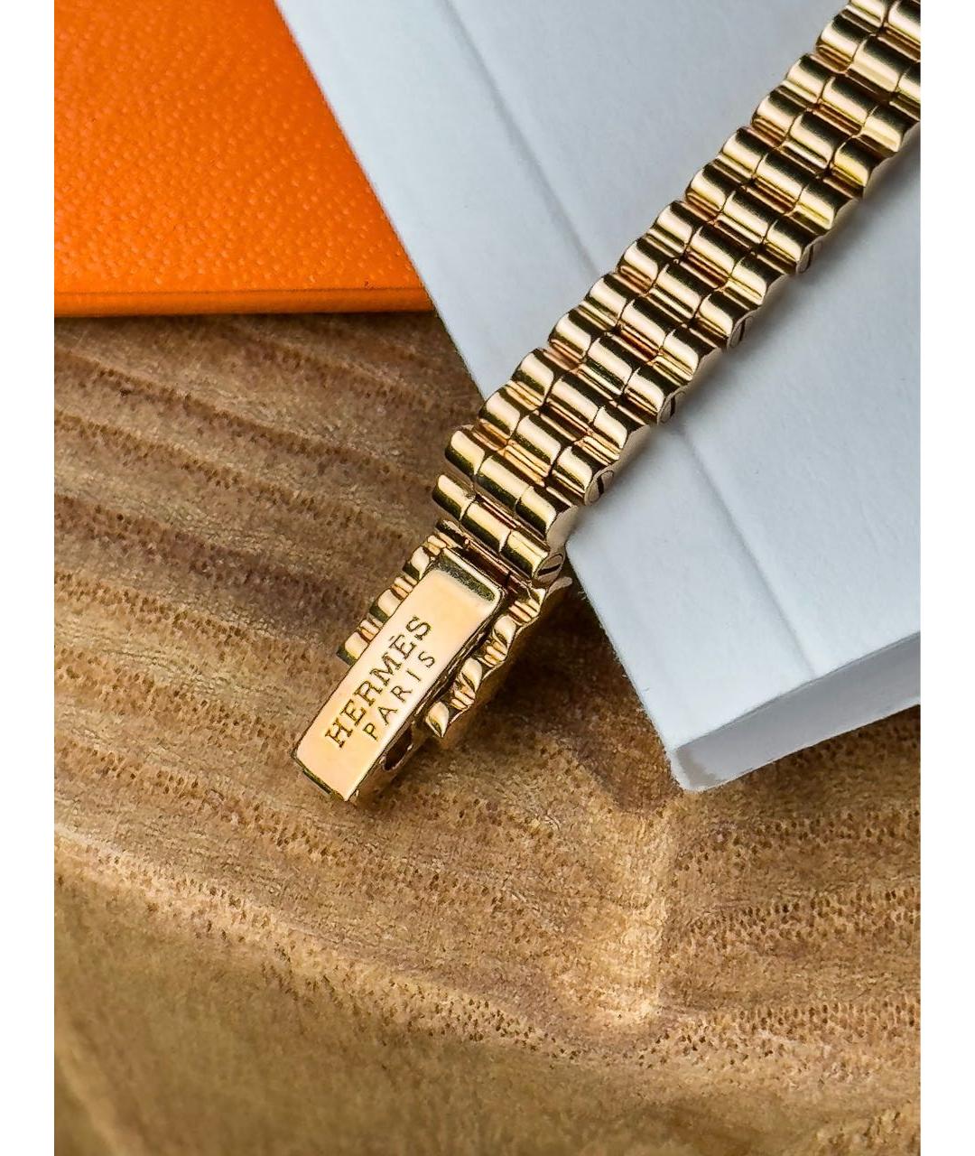 HERMES Золотые часы из розового золота, фото 6