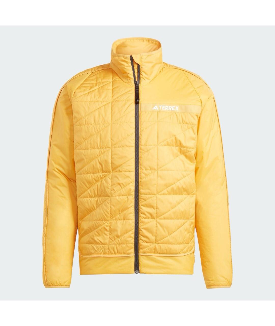 ADIDAS Желтая полиамидовая куртка, фото 7