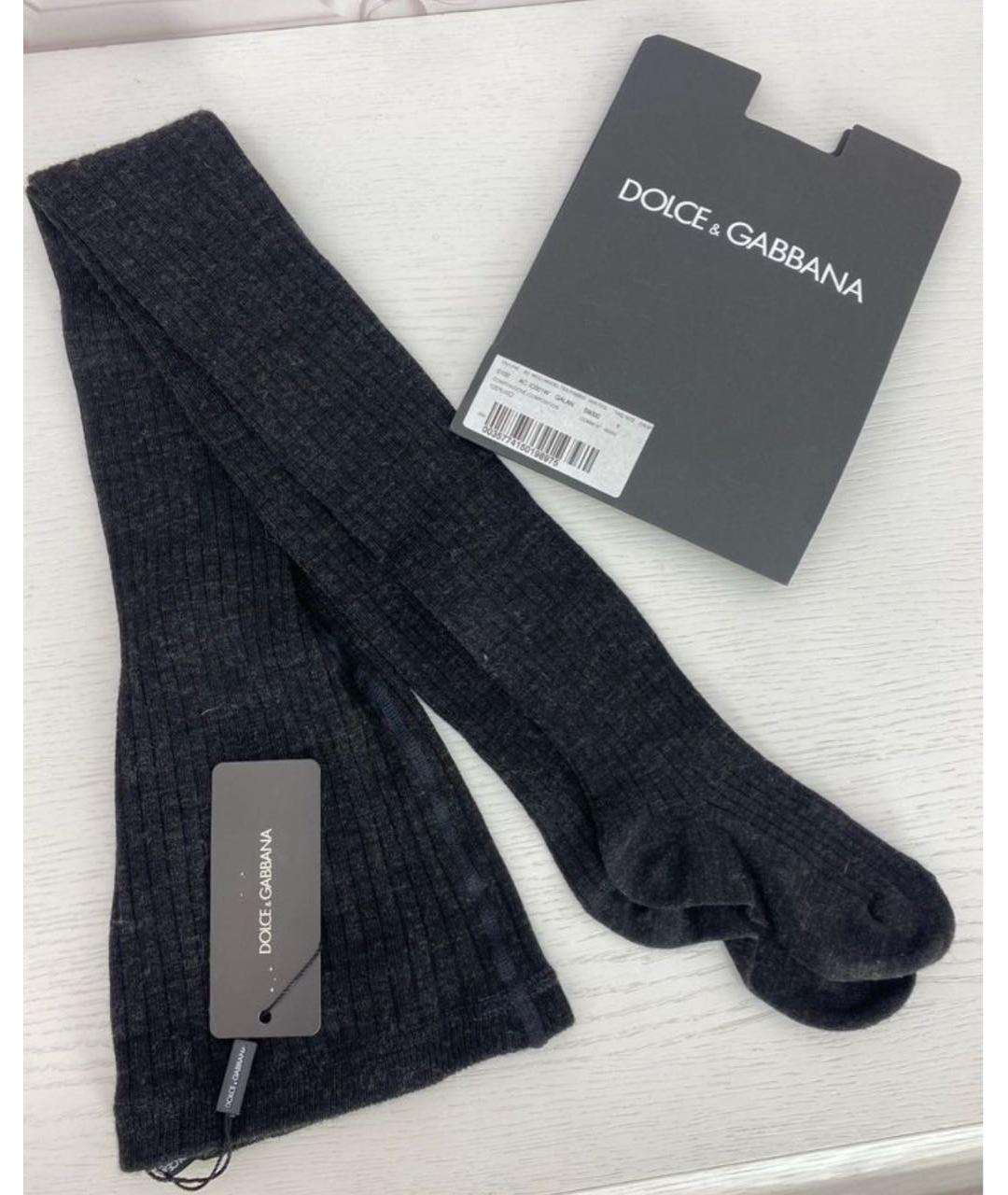 DOLCE&GABBANA Черные носки, чулки и колготы, фото 8