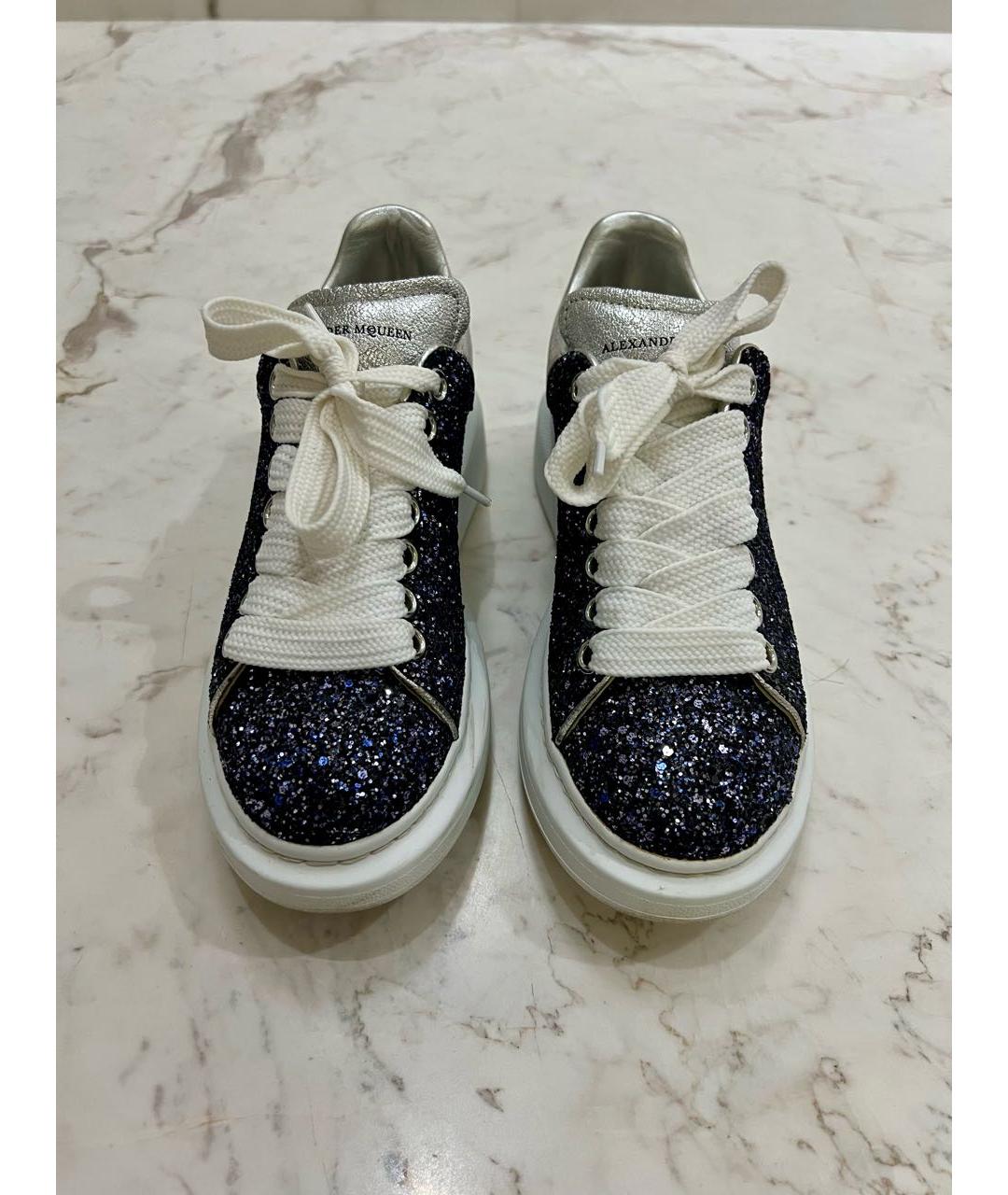 ALEXANDER MCQUEEN Синие кроссовки, фото 2