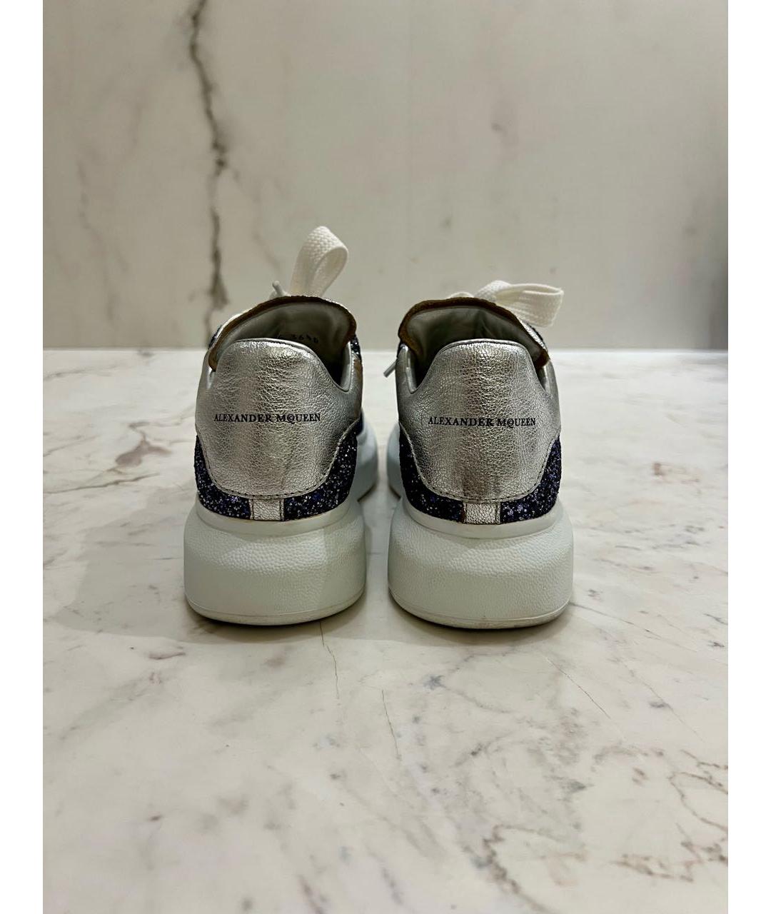 ALEXANDER MCQUEEN Синие кроссовки, фото 4