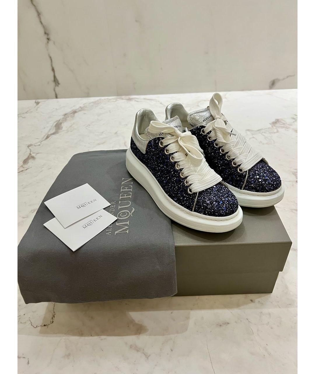 ALEXANDER MCQUEEN Синие кроссовки, фото 5