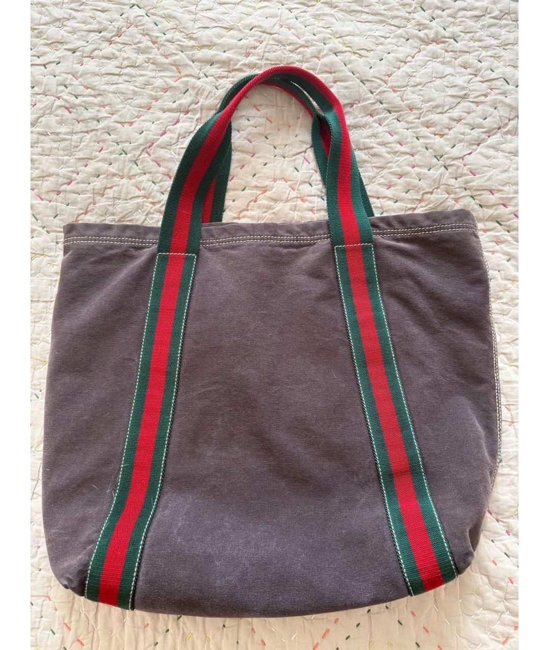GUCCI Хлопковая сумка тоут, фото 2