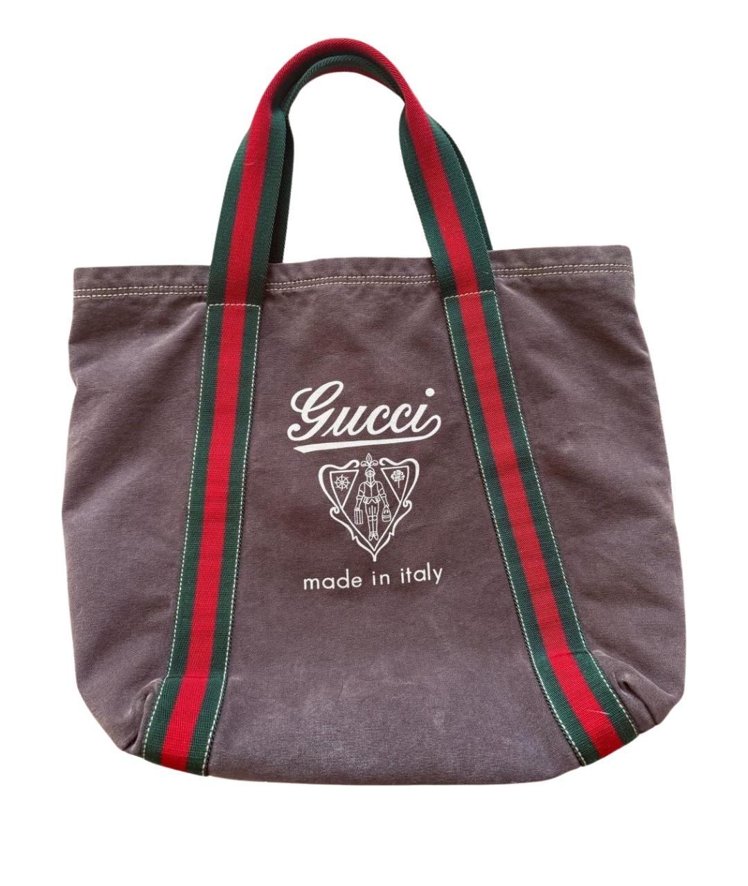 GUCCI Хлопковая сумка тоут, фото 1