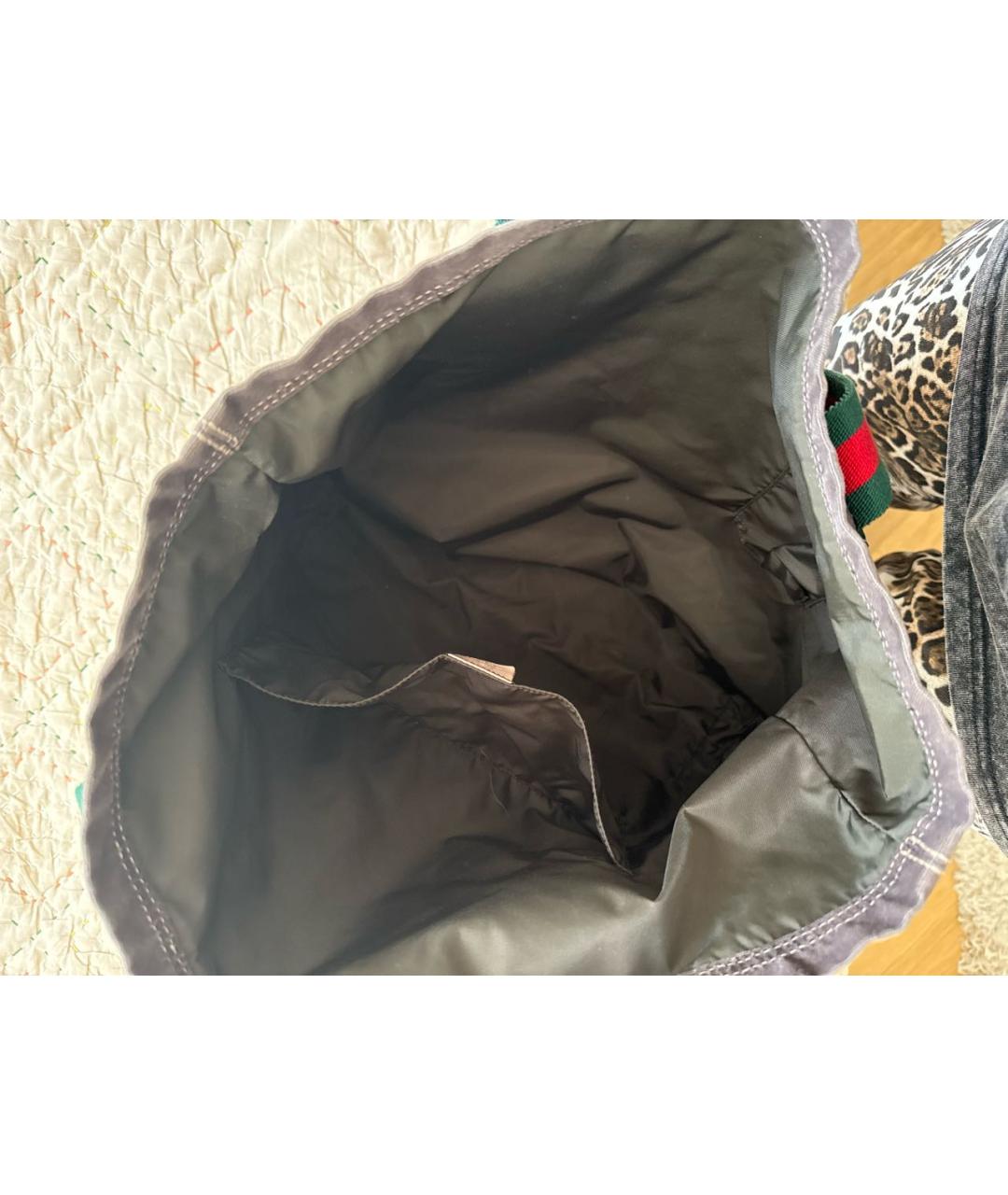 GUCCI Хлопковая сумка тоут, фото 4
