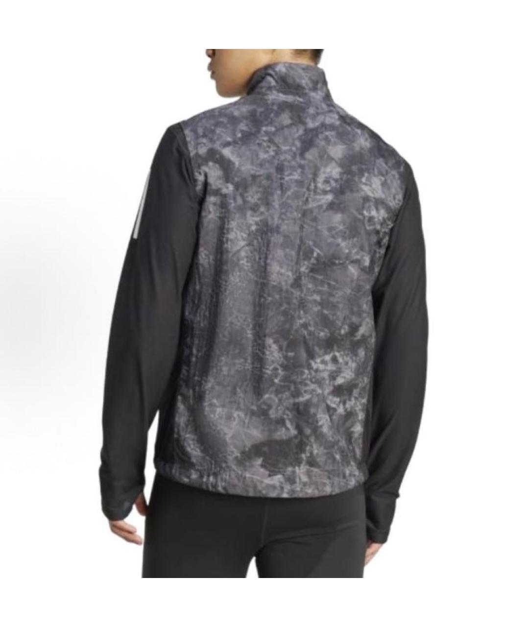 ADIDAS Антрацитовый полиамидовый жилет, фото 3