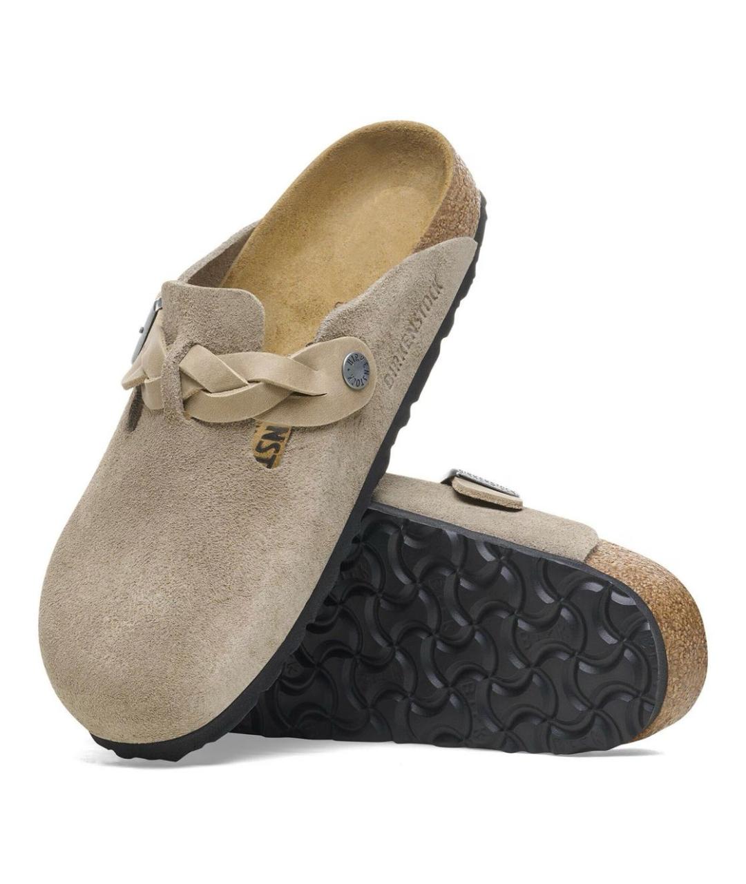 BIRKENSTOCK Замшевые сабо, фото 4