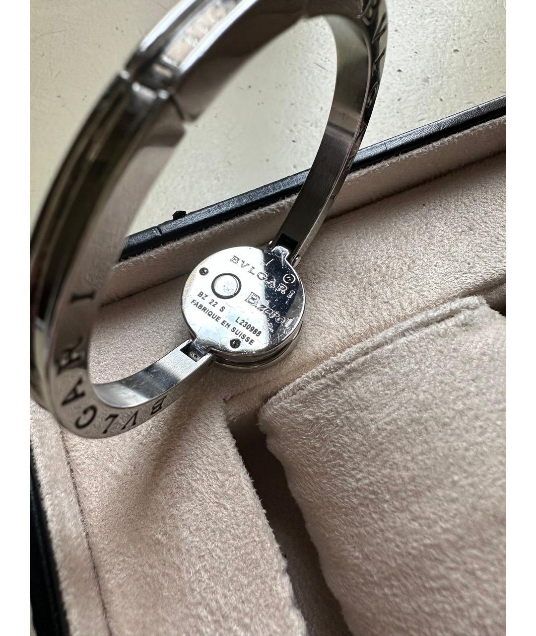 BVLGARI Серые часы из белого золота, фото 3