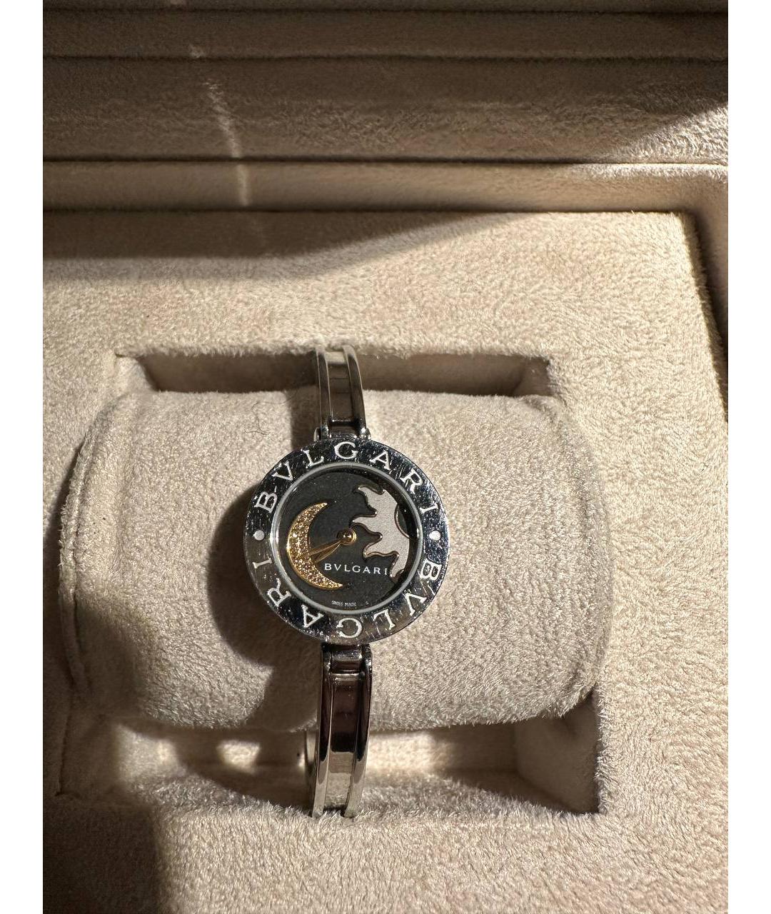 BVLGARI Серые часы из белого золота, фото 5