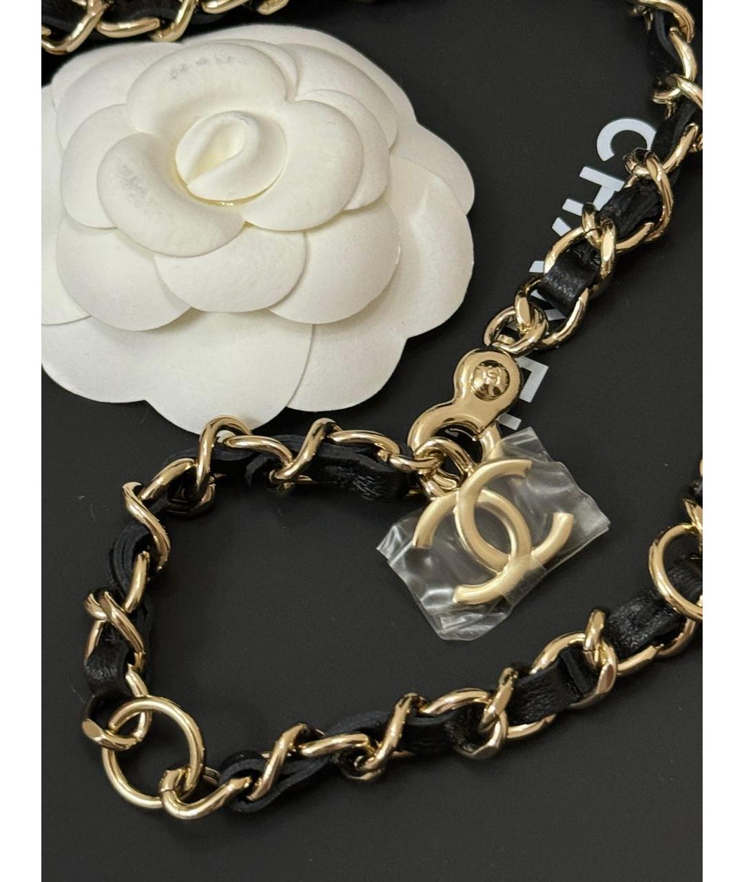 CHANEL Черная кожаная поясная сумка, фото 5