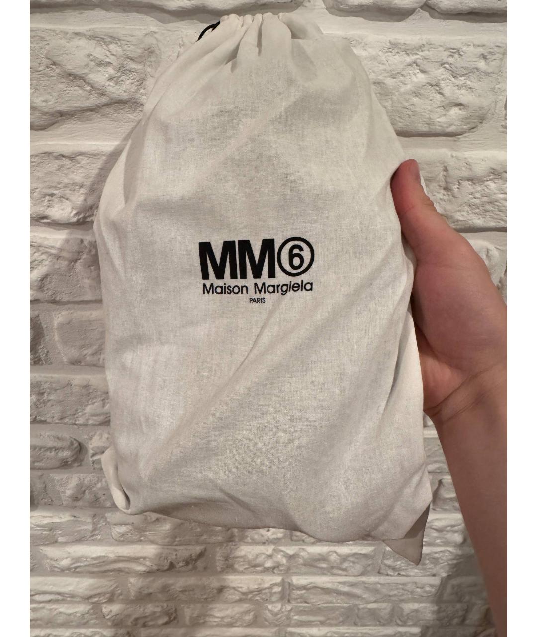MM6 MAISON MARGIELA Черная сумка тоут, фото 3