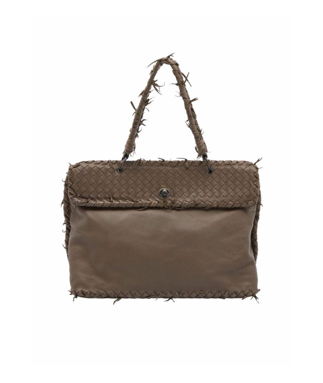 BOTTEGA VENETA Кожаная сумка тоут, фото 5