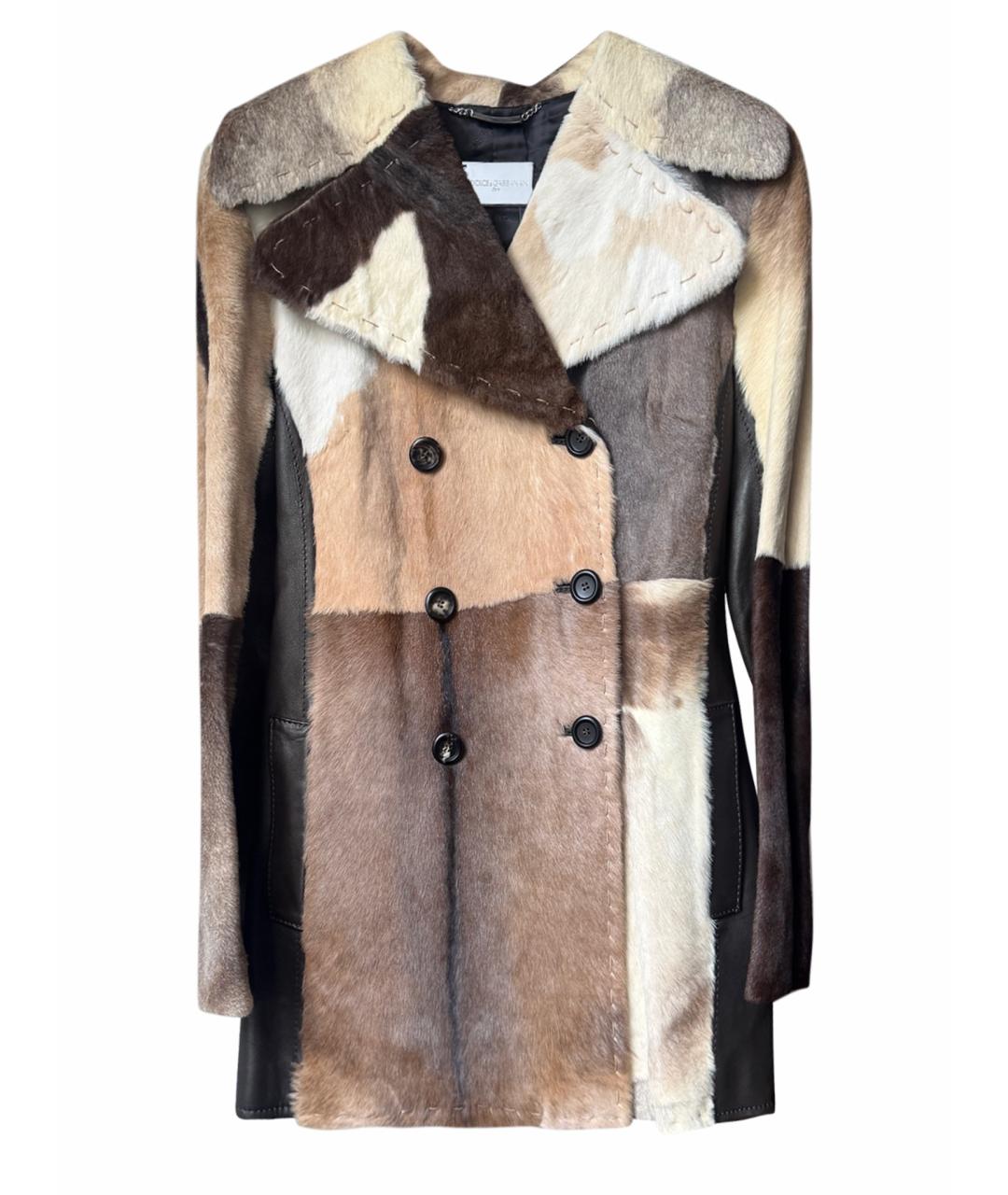 PRADA Коричневая шуба, фото 1