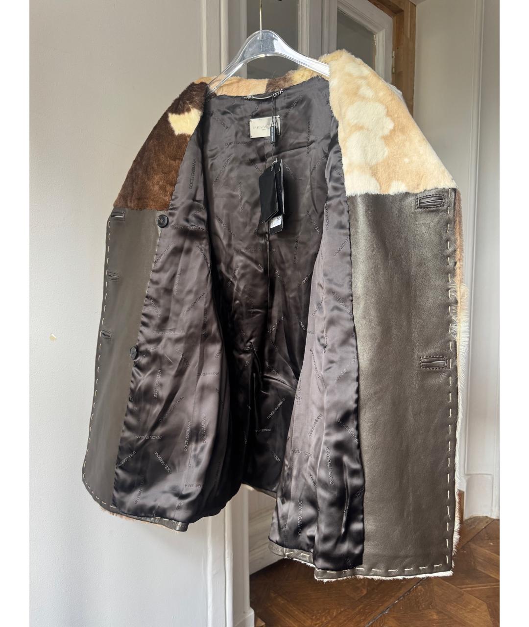 PRADA Коричневая шуба, фото 3